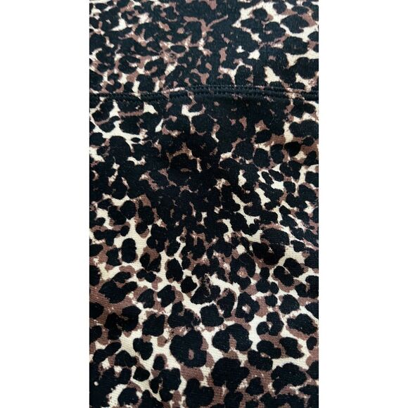 Lysse HSN Brown/ Black Animal Print Legging Size Medium New with Tags - Picture 2 of 11